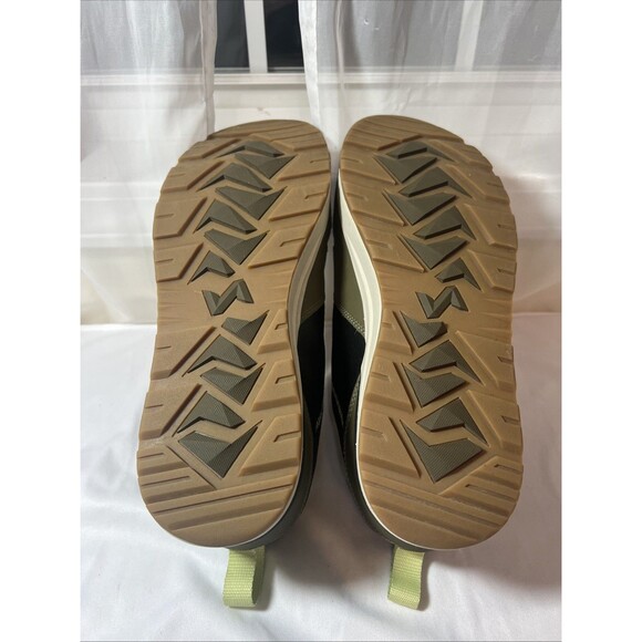 Forsake Banks Low Top Water Resistant Hiking Sneakers | Black & Green | Men's 12 - Picture 3 of 6